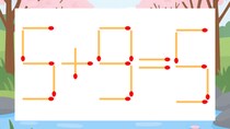 【マッチ棒クイズ】1本だけ動かして正しい式に：5+9=5？
