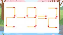 【マッチ棒クイズ】1本だけ動かして正しい式に：2-9=2？