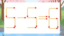 【マッチ棒クイズ】1本だけ動かして正しい式に：5-5=6？