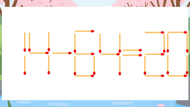 【マッチ棒クイズ】1本だけ動かして正しい式に：14-64=20？の画像