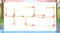 【マッチ棒クイズ】1本だけ動かして正しい式に：4-2=3？