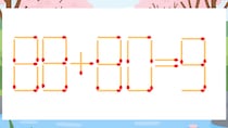 【マッチ棒クイズ】1本だけ動かして正しい式に：88+80=9？
