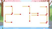 【マッチ棒クイズ】1本だけ動かして正しい式に：2-7=3？