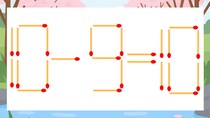 【マッチ棒クイズ】1本だけ動かして正しい式に：10-9=10？