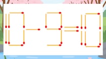 【マッチ棒クイズ】1本だけ動かして正しい式に：10-9=10？