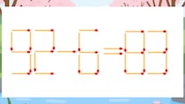 【マッチ棒クイズ】1本だけ動かして正しい式に：92-6=83？