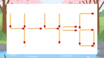 【マッチ棒クイズ】1本だけ動かして正しい式に：4-4=6？