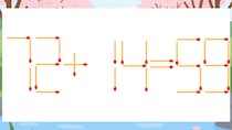【マッチ棒クイズ】1本だけ動かして正しい式に：72+14=59？