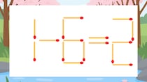 【マッチ棒クイズ】1本だけ動かして正しい式に：1-6=2？