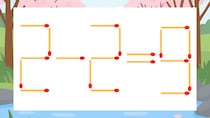 【マッチ棒クイズ】1本だけ動かして正しい式に：2-2=9？