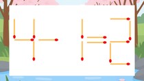 【マッチ棒クイズ】1本だけ動かして正しい式に：4-1=2？