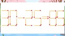 【マッチ棒クイズ】1本だけ動かして正しい式に：30-25=85？