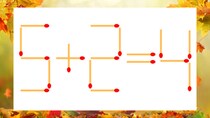 【マッチ棒クイズ】1本だけ動かして正しい式に：5＋2＝4？