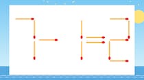 【マッチ棒クイズ】1本だけ動かして正しい式に：7-1=2？