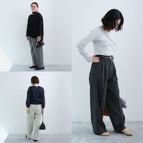 “ワイドパンツ愛好家”さん集まれ～！秋冬のスタートダッシュを飾る「すらりと美脚ぬくもりパンツ」。スタッフ3名の正直レポ