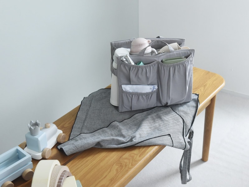 ただのトートが多機能マザーズバッグに変身！ママのための究極バッグインバッグが誕生