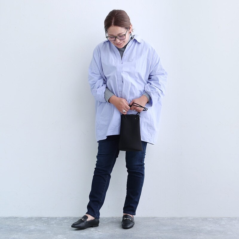 リピーターさん御用達、裏パウダー起毛の「あったかスリムパンツ」スタッフ3人の着用レポート