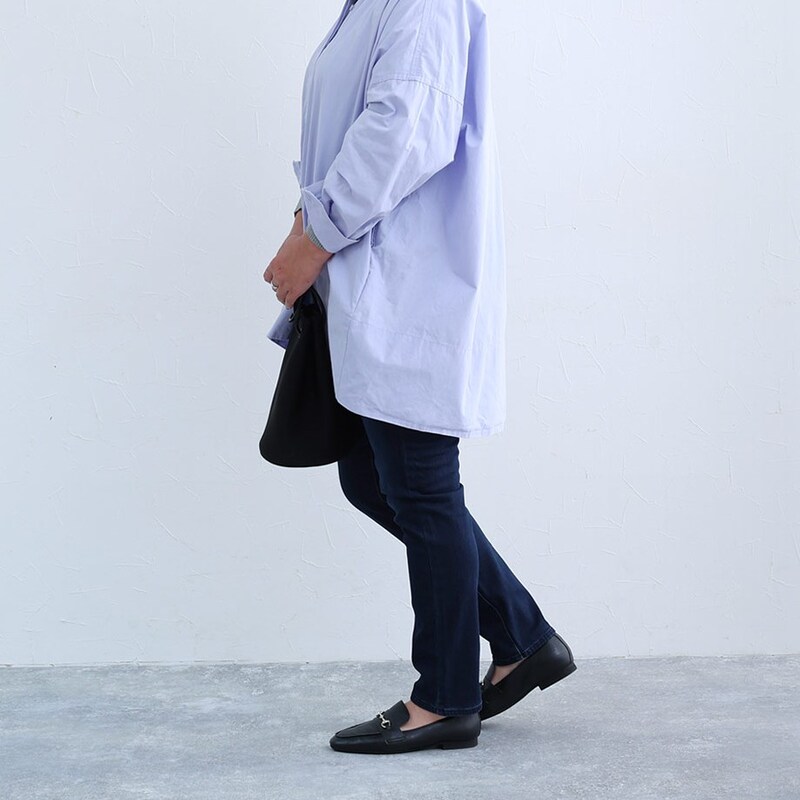 リピーターさん御用達、裏パウダー起毛の「あったかスリムパンツ」スタッフ3人の着用レポート