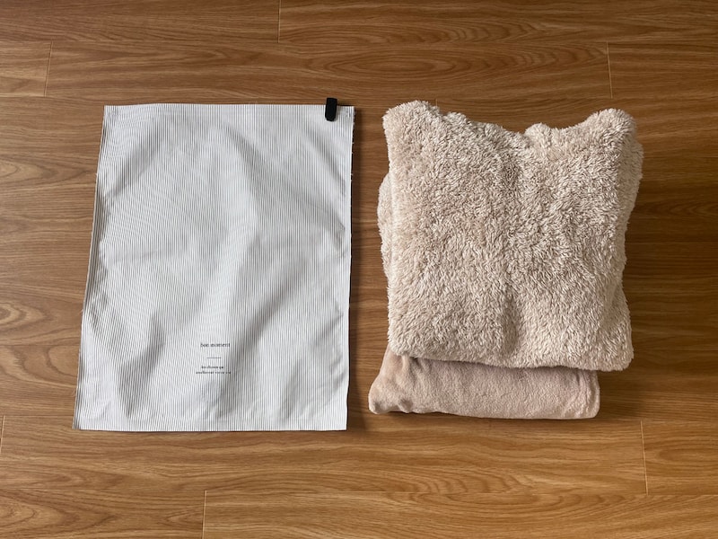 かさばる冬旅にも助かる！「すばやくペタンコ」の衣類圧縮袋を帰省・出張・キャンプで使ってみました