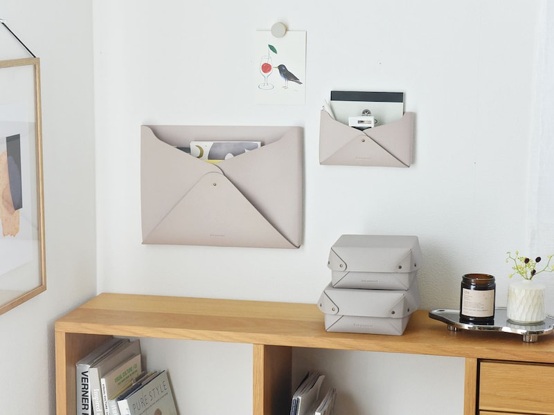 文房具や生活雑貨の出しっぱなしグセ卒業！「マチ付き」お片付けポケット