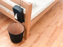 兄弟おそろいがうれしい。お部屋のインテリアに合わせてセレクトできる「すいーっと動かせる キャスター付きゴミ箱」