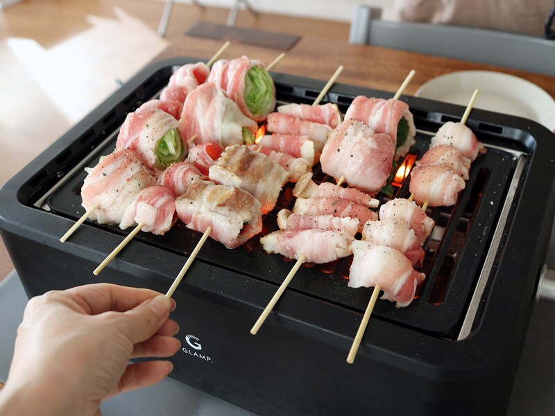 「超少煙グリル」でホームパーティーが盛り上がる!肉巻き&チーズフォンデュの楽しみ方をご紹介