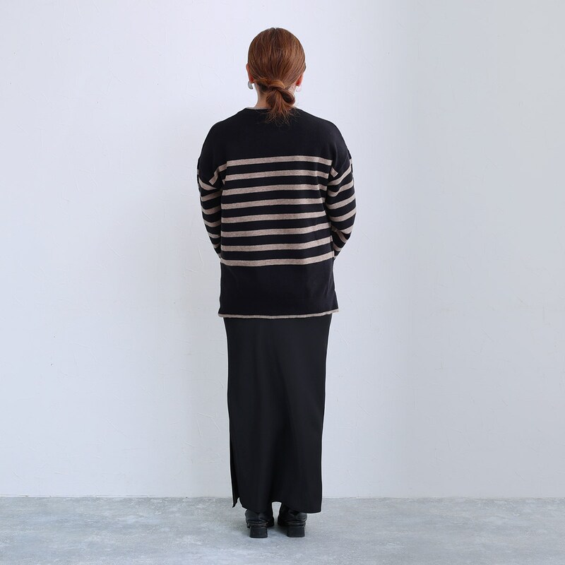 ボーダー好きさん必見！今冬ヘビロテできる「お手入れ激らくニット」スタッフ試着レポート