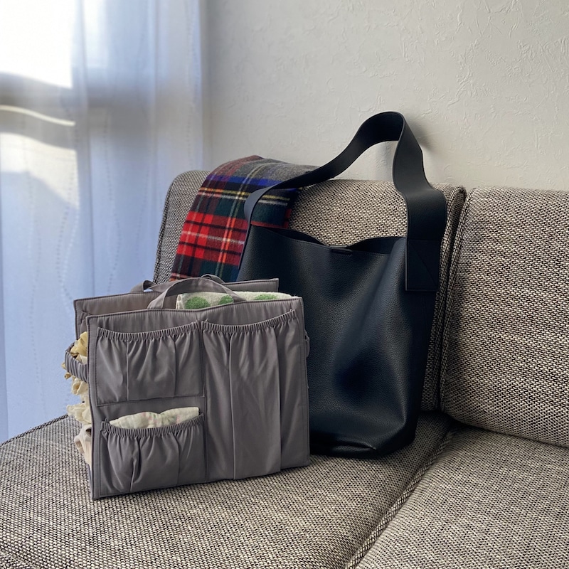 オムツ・着替えが迷子にならない！「kukka ja puu バッグインバッグ」愛用レポ