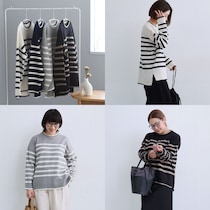 ボーダー好きさん必見！今冬ヘビロテできる「お手入れ激らくニット」スタッフ試着レポート