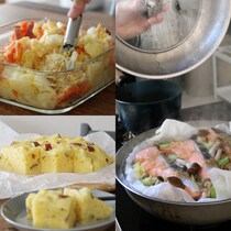 ポテサラは蒸すのが正解！？蒸し鍋で作る副菜＋主菜＋蒸しパンレシピをご紹介