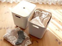 部屋にあふれ返る冬のあったかグッズ、「キャスター付き収納」で便利に整頓！