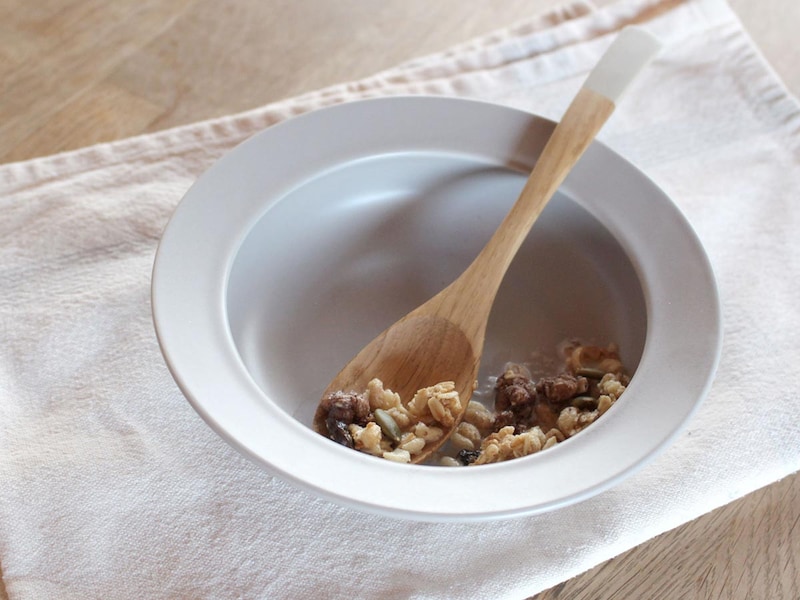 きれいに食べ終わると気持ちがいいね。家族ニッコリ「すくいやすいボウル」