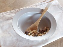 きれいに食べ終わると気持ちがいいね。家族ニッコリ「すくいやすいボウル」