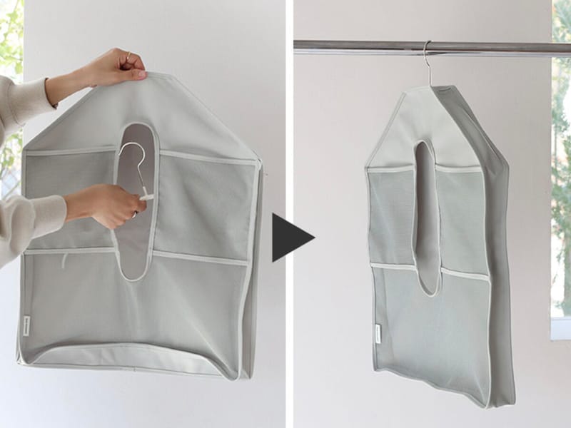 「よく使うモノの定位置」にも！スタッフ宅でも大活躍中の、クローゼットの新・浮かせる収納術