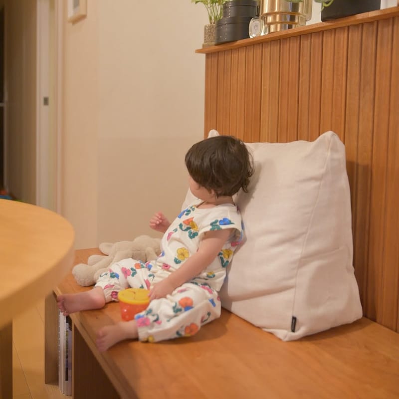 布団収納スペースにお困りの人、集まれ!『背もたれになる布団収納ケース』がIGさんのお家でも活躍中