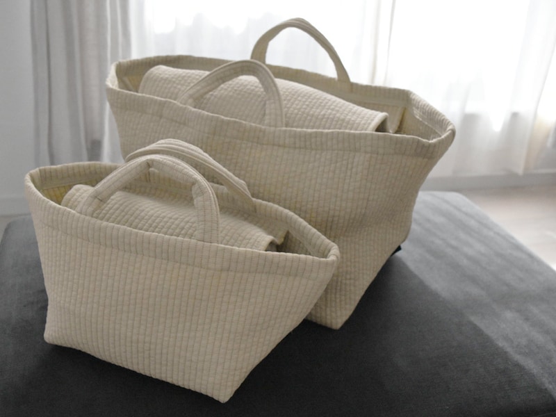 “隠す”をきれいに「ヌビ風収納トート」で動ける収納という選択