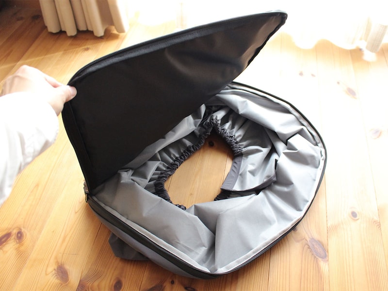 もう前カゴから荷物があふれない!自転車派ママの即戦力「拡張できるカゴカバー」