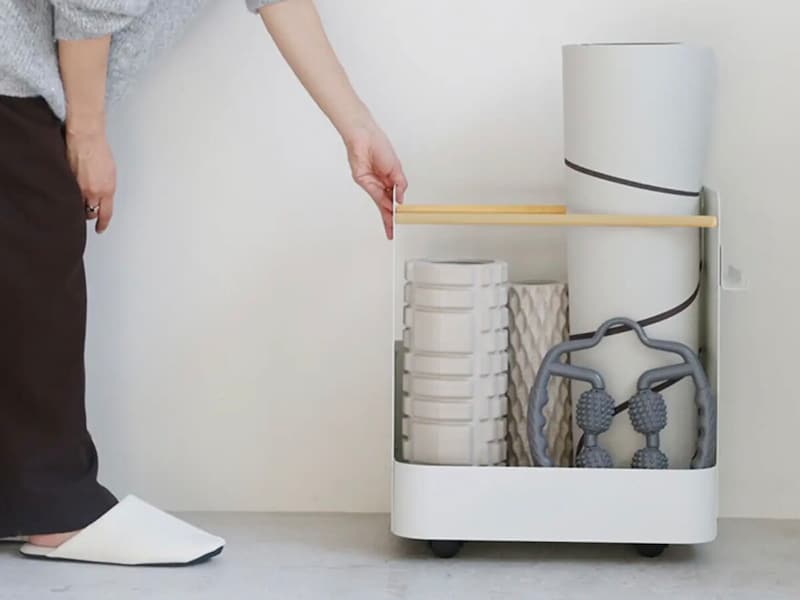 家電の目隠し収納にも◎宅トレ道具だけじゃない「フィットネス収納」活用術【インスタグラマーさんのもの選び】