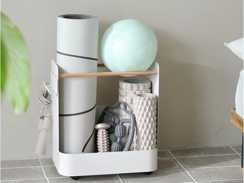 家電の目隠し収納にも◎宅トレ道具だけじゃない「フィットネス収納」活用術【インスタグラマーさんのもの選び】