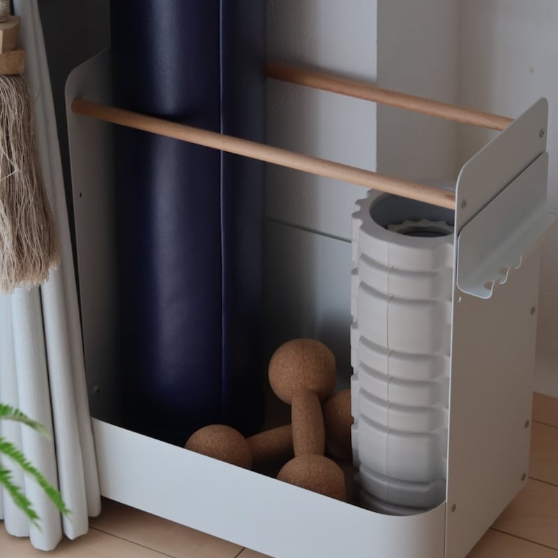 家電の目隠し収納にも◎宅トレ道具だけじゃない「フィットネス収納」活用術【インスタグラマーさんのもの選び】