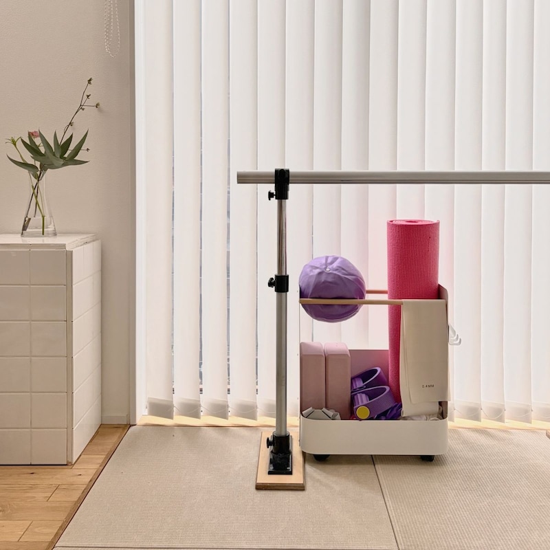 家電の目隠し収納にも◎宅トレ道具だけじゃない「フィットネス収納」活用術【インスタグラマーさんのもの選び】