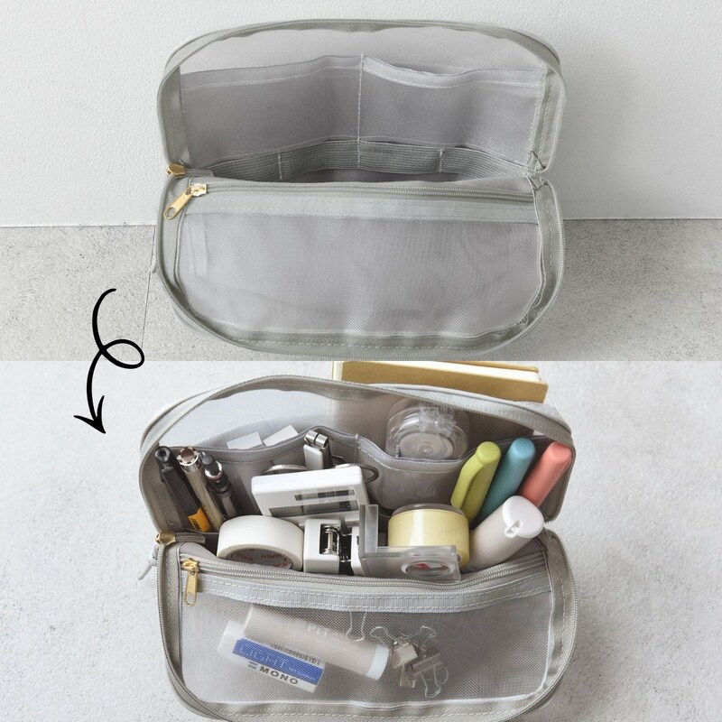 お家から外へ、どこでもワープ!スリムなのにたっぷり大容量の『旅するポーチ』スタッフはどう使う?