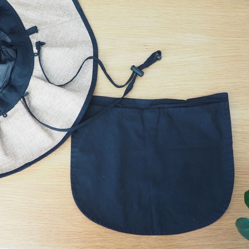 毎日使いにちょうどいい。首後ろまでカバーできる「ジュート風ハット」