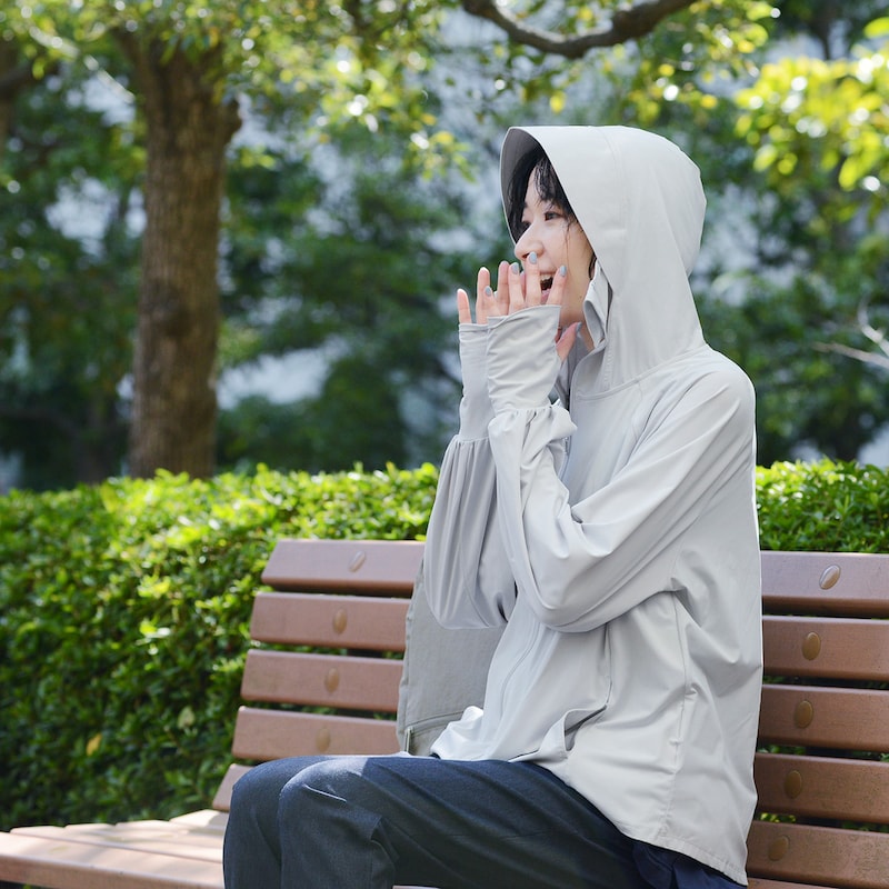 紫外線対策これで万全！3タイプから選べる「フル防備UVカットパーカー」をチェック