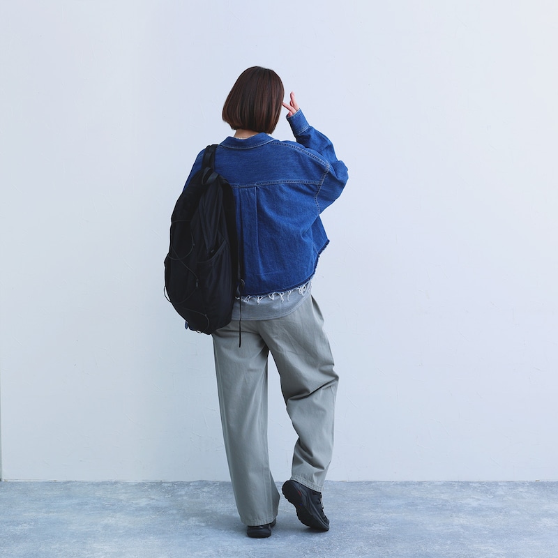 コットン100％さらっと快適ワイドが登場！ルーズに見えない楽ちんパンツをスタッフが試着