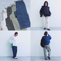コットン100％さらっと快適ワイドが登場！ルーズに見えない楽ちんパンツをスタッフが試着