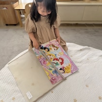 収納に困っていたパズルがすっきり。「kukka ja puu メッシュポーチ」で解決