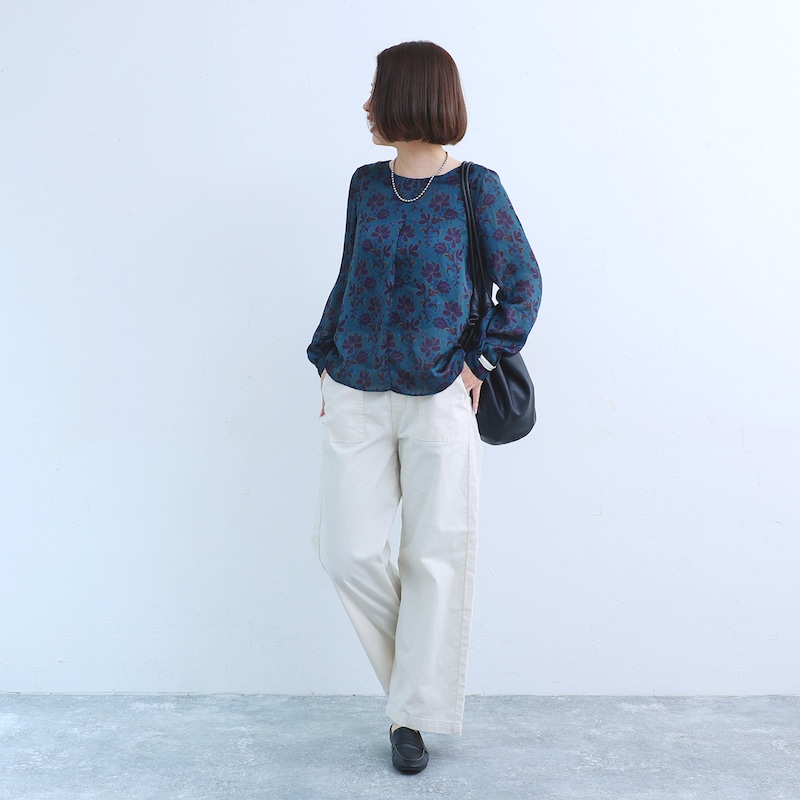 ナチュラル服を着回したい。コットンリネンでさらり快適、スタッフのイチ推し『ベイカーパンツ』