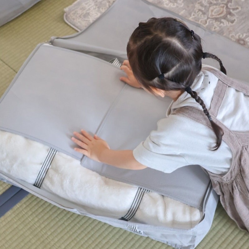 布団収納のストレスをまたひとつ解決！整理上手なインスタグラマーさんも褒めた『自立する』圧縮袋