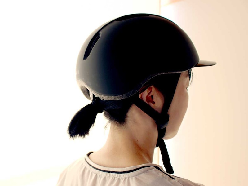 重くない！暑くない！髪がペタンコにならない！これで安心、女性目線な自転車ヘルメット